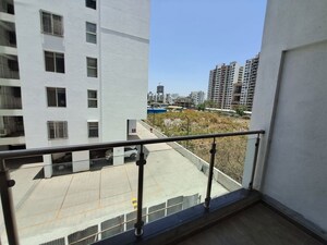Balcony in 2.5 BHK Apartment at Pharande Felicity Cluster A, Ravet – for Rent