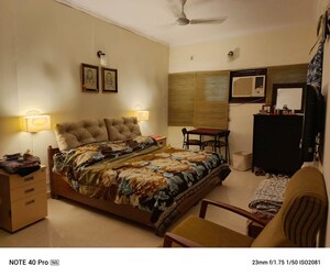 Bedroom in 4 BHK Builder Floor at East Of Kailash – for Rent