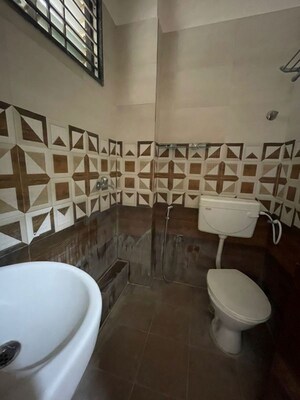 Bathroom in 3 BHK Apartment at Jubilee Hills – for Rent