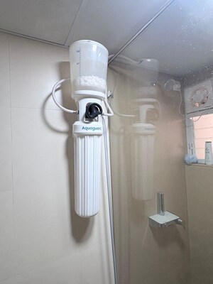 Bathroom in 2 BHK Apartment at SBR Keerthi, Old Madras Road – for Rent