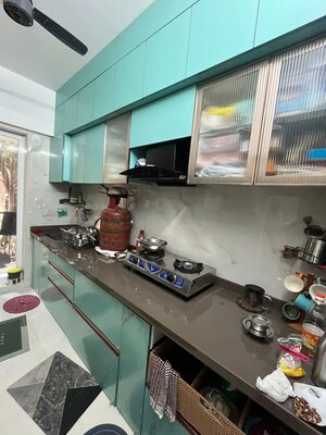 Kitchen in 2 BHK Apartment at Ghantali CHS, Naupada – for Rent
