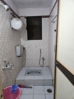 Bathroom in 2 BHK Apartment at Daffodils Apartment, Pashan – for Rent