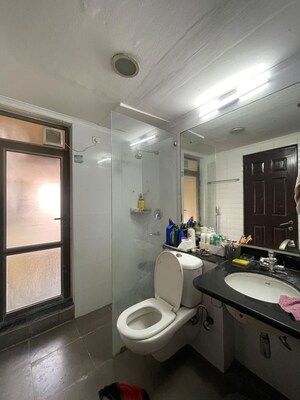Attached Bathroom in 3 BHK Apartment at Unitech Fresco, Sector 50 – for Rent