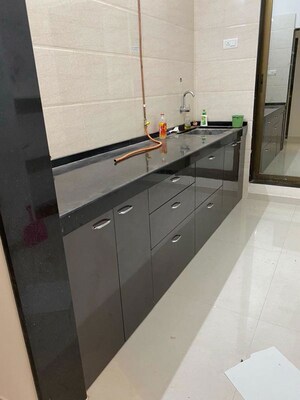 Kitchen in 1 BHK Apartment at Velocity Hill Spring, Ghodbunder Road – for Rent