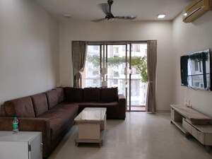 Living Room in 3 BHK Apartment at Lodha Luxuria Priva, Majiwada – for Rent