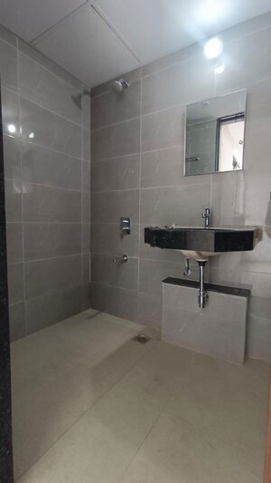 Bathroom in 3 BHK Apartment at Shapoorji Pallonji Joyville Hinjewadi, Hinjewadi – for Rent