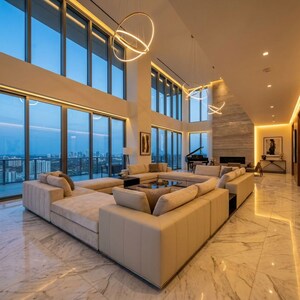 Hall in 3.5 BHK Apartment at Godrej Samaris, Sector 53 – for Sale