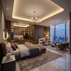 Bedroom in 3.5 BHK Apartment at Godrej Samaris, Sector 53 – for Sale