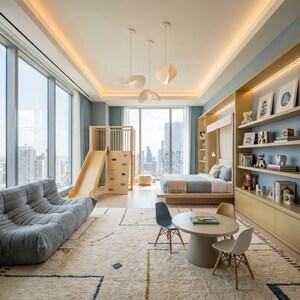 Living Room in 3.5 BHK Apartment at Godrej Samaris, Sector 53 – for Sale