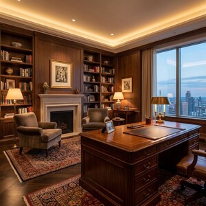 Study Room in 3.5 BHK Apartment at Godrej Samaris, Sector 53 – for Sale