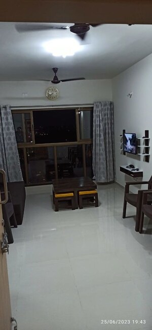 Living Room in 1 BHK Apartment at Paranjape Blue Ridge, Hinjewadi – for Rent