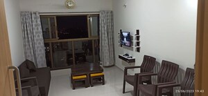 Living Room in 1 BHK Apartment at Paranjape Blue Ridge, Hinjewadi – for Rent