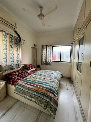 Bedroom in 1 BHK Apartment at Lalat CHS, Mahim West – for Rent