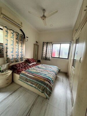 Bedroom in 1 BHK Apartment at Lalat CHS, Mahim West – for Rent
