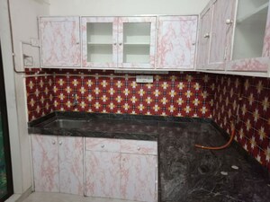 Kitchen in 2 BHK Apartment at Harmony Horizons, Ghodbunder Road – for Rent