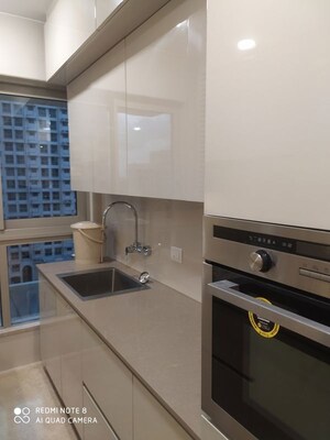Kitchen in 2 BHK Apartment at Castle Rock, Powai – for Rent