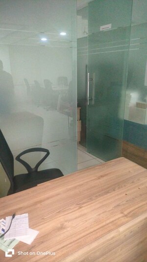 Bathroom in  Office Space at Akshar Stadia, Thaltej – for Rent