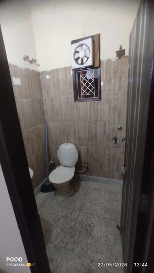 Bathroom in 3 BHK Builder Floor at Mehrauli – for Rent