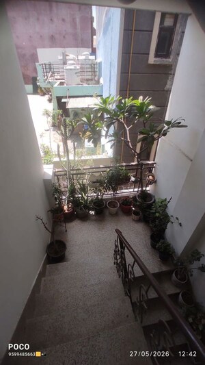 Balcony in 3 BHK Builder Floor at Mehrauli – for Rent