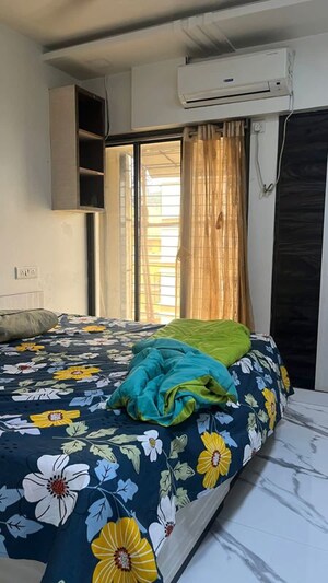 Bedroom in 1 BHK Apartment at Gala Lifestyle Pride Residency, Kasarvadavali – for Rent