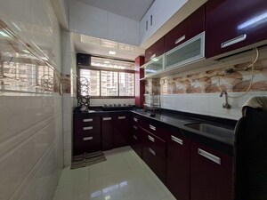 Kitchen in 1 BHK Apartment at Krishh Krishna Residency, Kharghar – for Rent