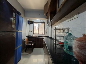 Kitchen in 1 BHK Apartment at Krishh Krishna Residency, Kharghar – for Rent