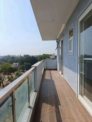 Balcony in 3 BHK Builder Floor at Kanhai – for Rent