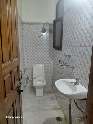 Bathroom in 2 BHK Builder Floor at Sector 15 ii – for Rent