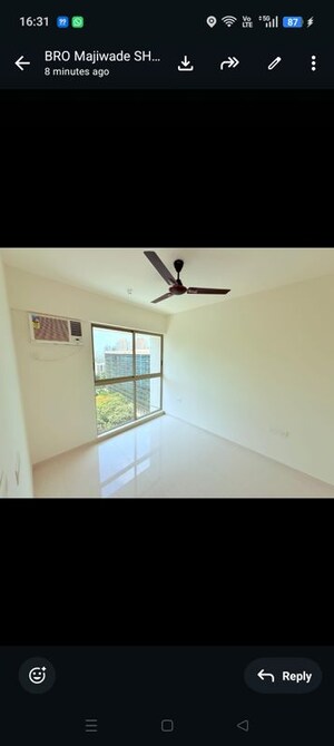 Room in 2 BHK Apartment at Lodha Crown Kolshet, Kolshet Road – for Rent