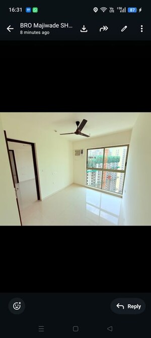 Room in 2 BHK Apartment at Lodha Crown Kolshet, Kolshet Road – for Rent