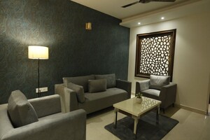 Living Room in 1 BHK Builder Floor at DLF Atria, Dlf Phase ii – for Rent