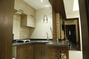 Kitchen in 1 BHK Builder Floor at DLF Atria, Dlf Phase ii – for Rent
