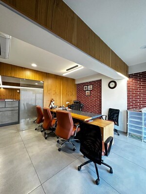 Team Area in  Office Space at Zion Z One, Bodakdev – for Rent