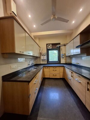 Kitchen in 4 BHK Builder Floor at New Friends Colony – for Rent