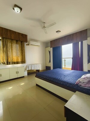 Bedroom in 4 BHK Apartment at Shagoofa CHS, Nerul – for Rent