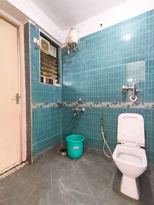 Bathroom in 4 BHK Apartment at Shagoofa CHS, Nerul – for Rent