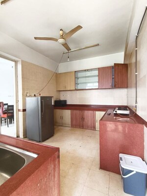 Kitchen in 4 BHK Apartment at Shagoofa CHS, Nerul – for Rent