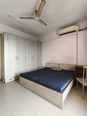 Bedroom in 4 BHK Apartment at Shagoofa CHS, Nerul – for Rent