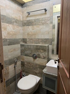 Bathroom in 3 BHK Apartment at Bholenath Aryan Anchal, Chembur – for Rent
