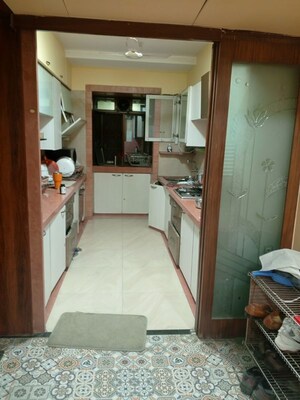 Kitchen in 3 BHK Apartment at Bholenath Aryan Anchal, Chembur – for Rent