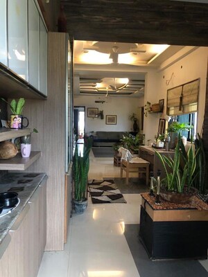 Kitchen in 3 BHK Apartment at Dhantoli – for Rent