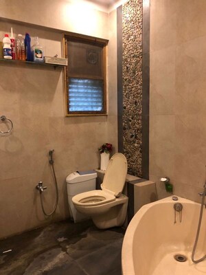 Bathroom in 3 BHK Apartment at Dhantoli – for Rent