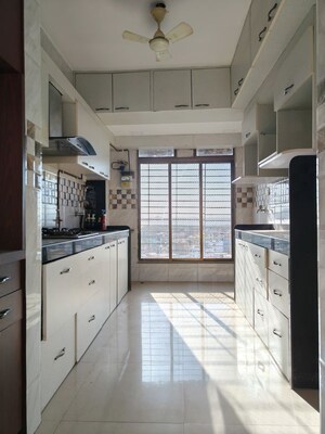 Kitchen in 2 BHK Apartment at Oriental Heights, Seawoods – for Rent