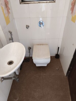 Bathroom in 2 BHK Apartment at Oriental Heights, Seawoods – for Rent