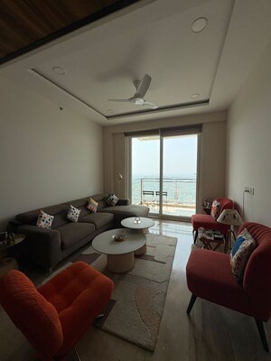 Living Room in 3 BHK Apartment at Ambience Creacions, Sector 22 – for Rent