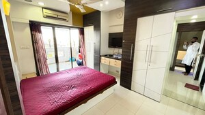 Bedroom in 2 BHK Apartment at Ramchandra Nivas, Kopar Khairane – for Rent
