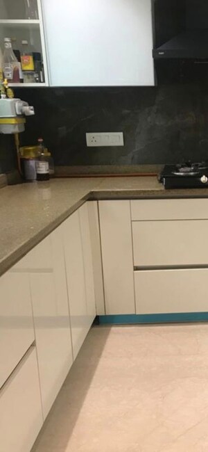 Kitchen in 3 BHK Apartment at Shivalik Colony – for Sale