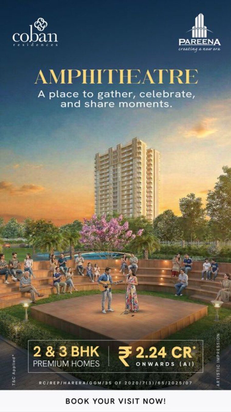 Exterior View, pareena-coban-residences 3.5 Bedroom 1997 Sq.Ft. Apartment In Sector 99a Gurgaon 10404666