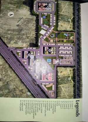 Master Plan in 3.5 BHK Apartment at Pareena Coban Residences, Sector 99a – for Sale