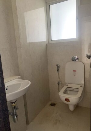 Bathroom in 1 BHK Apartment at Puranik Hometown, Ghodbunder Road – for Rent